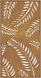 vidaXL - Wanddecoratie - tuin - bladontwerp - 105x55 - cm - cortenstaal