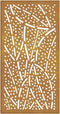 vidaXL - Wanddecoratie - tuin - bladontwerp - 105x55 - cm - cortenstaal