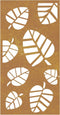 vidaXL - Wanddecoratie - tuin - bladontwerp - 105x55 - cm - cortenstaal