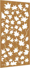 vidaXL - Wanddecoratie - tuin - esdoornbladontwerp - 105x55 - cm - cortenstaal