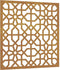 vidaXL - Wanddecoratie - tuin - Moors - ontwerp - 55x55 - cm - cortenstaal
