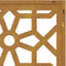 vidaXL - Wanddecoratie - tuin - Moors - ontwerp - 55x55 - cm - cortenstaal