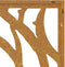 vidaXL - Wanddecoratie - tuin - schelpenontwerp - 105x55 - cm - cortenstaal