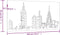 vidaXL - Wanddecoratie - tuin - skyline-ontwerp - 105x55 - cm - cortenstaal
