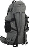 vidaXL - Wandelrugzak - 60 - L - oxford - stof - grijs
