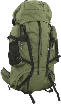 vidaXL - Wandelrugzak - 60 - L - oxford - stof - legergroen