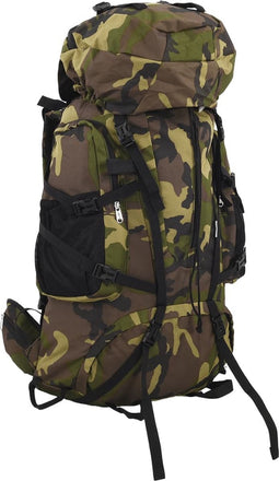 vidaXL - Wandelrugzak - 80 - L - camouflage - oxford - stof - groen