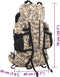 vidaXL - Wandelrugzak - 80 - L - camouflage - oxford - stof - camelbruin