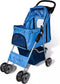 vidaXL - Wandelwagen - voor - hond - blauw