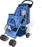 vidaXL - Wandelwagen - voor - hond - blauw
