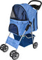 vidaXL - Wandelwagen - voor - hond - blauw
