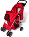 vidaXL - Wandelwagen - voor - hond - rood