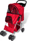vidaXL - Wandelwagen - voor - hond - rood
