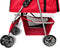 vidaXL - Wandelwagen - voor - hond - rood
