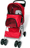 vidaXL - Wandelwagen - voor - hond - rood