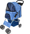 vidaXL - Wandelwagen - voor - hond - rood