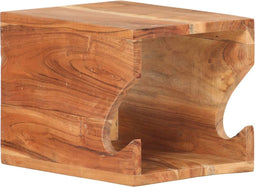 vidaXL - Wandfietsenrek - 35x25x25 - cm - massief - acaciahout