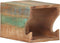 vidaXL - Wandfietsenrek - 35x25x25 - cm - massief - gerecycled - hout