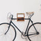vidaXL - Wandfietsenrek - 35x25x25 - cm - massief - gerecycled - hout