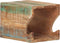 vidaXL - Wandfietsenrek - 35x25x25 - cm - massief - gerecycled - hout