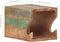 vidaXL - Wandfietsenrek - 35x25x25 - cm - massief - gerecycled - hout