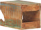vidaXL - Wandfietsenrek - 35x25x25 - cm - massief - gerecycled - hout