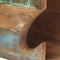 vidaXL - Wandfietsenrek - 35x25x25 - cm - massief - gerecycled - hout