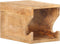 vidaXL - Wandfietsenrek - 35x25x25 - cm - massief - ruw - mangohout