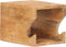 vidaXL - Wandfietsenrek - 35x25x25 - cm - massief - ruw - mangohout