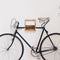 vidaXL - Wandfietsenrek - 35x25x25 - cm - massief - ruw - mangohout