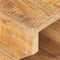 vidaXL - Wandfietsenrek - 35x25x25 - cm - massief - ruw - mangohout