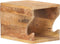 vidaXL - Wandfietsenrek - 35x25x25 - cm - massief - ruw - mangohout