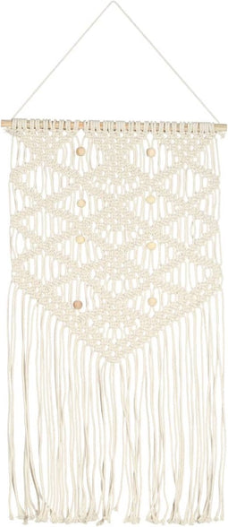 vidaXL - Wandhanger - macramé - 40x80 - cm - katoen