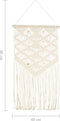 vidaXL - Wandhanger - macramé - 40x80 - cm - katoen