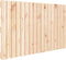 vidaXL - Wandhoofdbord - 108x3x60 - cm - massief - grenenhout