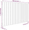 vidaXL - Wandhoofdbord - 108x3x60 - cm - massief - grenenhout