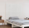 vidaXL - Wandhoofdbord - 108x3x90 - cm - massief - grenenhout - wit