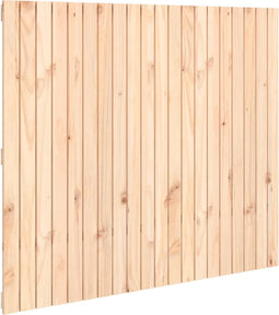 vidaXL - Wandhoofdbord - 127,5x3x110 - cm - massief - grenenhout