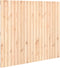 vidaXL - Wandhoofdbord - 127,5x3x110 - cm - massief - grenenhout