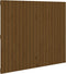 vidaXL - Wandhoofdbord - 127,5x3x110 - cm - massief - grenenhout - honingbruin