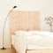 vidaXL - Wandhoofdbord - 127,5x3x110 - cm - massief - grenenhout