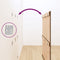 vidaXL - Wandhoofdbord - 127,5x3x110 - cm - massief - grenenhout - honingbruin