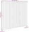 vidaXL - Wandhoofdbord - 127,5x3x110 - cm - massief - grenenhout - zwart