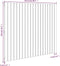 vidaXL - Wandhoofdbord - 127,5x3x110 - cm - massief - grenenhout - grijs