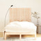 vidaXL - Wandhoofdbord - 127,5x3x110 - cm - massief - grenenhout