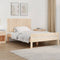 vidaXL - Wandhoofdbord - 127,5x3x60 - cm - massief - grenenhout