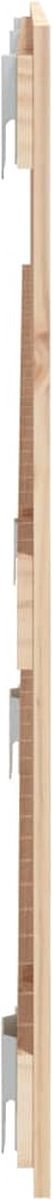 vidaXL - Wandhoofdbord - 127,5x3x60 - cm - massief - grenenhout