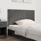 vidaXL - Wandhoofdbord - 127,5x3x60 - cm - massief - grenenhout - grijs