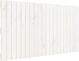 vidaXL - Wandhoofdbord - 127,5x3x60 - cm - massief - grenenhout - wit
