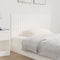vidaXL - Wandhoofdbord - 127,5x3x60 - cm - massief - grenenhout - wit